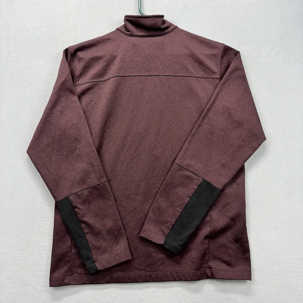 The North Face Cugo 1/2 Zip Pullover Mens L Burgundy Performance Sweatshirt